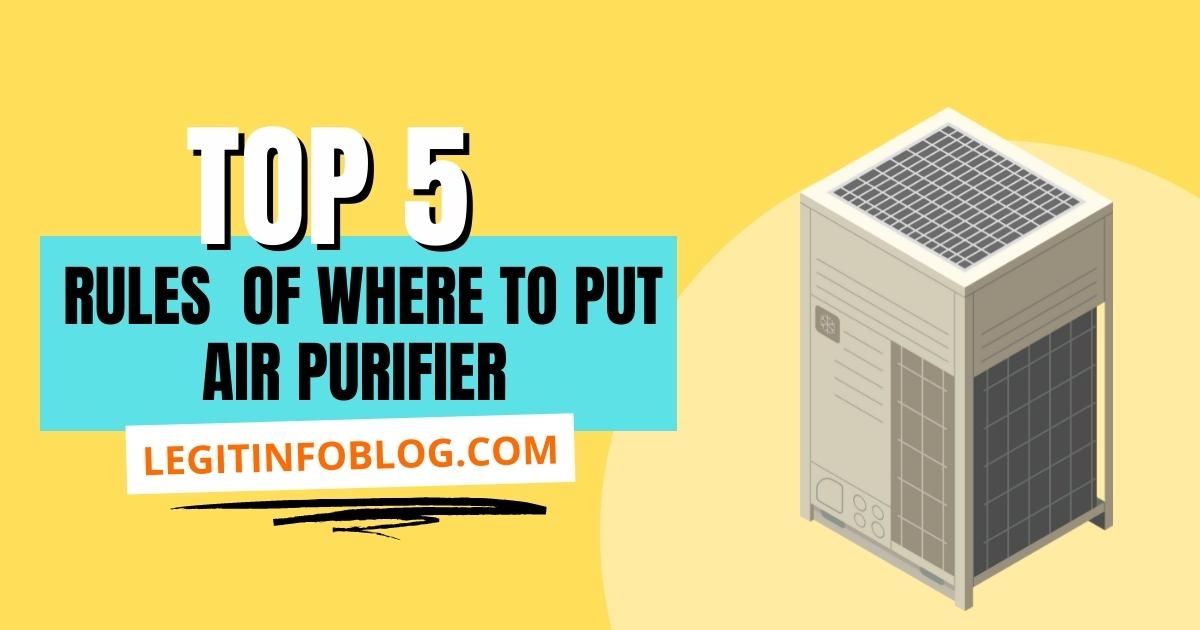 Should Air Purifier Be On The Floor